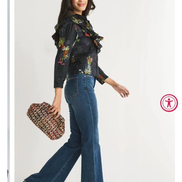 Social Threads Tweed Multi Dumpling Clutch/Purse/Bag - Picture 3 of 9